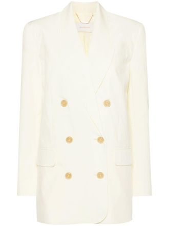 Zimmermann Blazer doppiopetto - Giallo