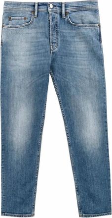 Acne Studios Slim-fit Jeans - Heren - Slim Fit Jeans - Blauw - W30 L34 - Leer - Jeans