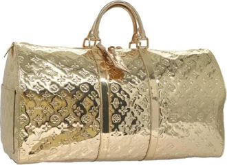 Louis Vuitton Pre-owned Plastic travel-bags - Dames - Vintage Weekendtas - Geel - ONE Size - Vintage