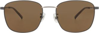 Dunhill Square-Frame Metal Sunglasses