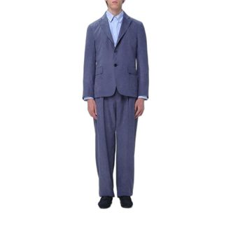Emporio Armani Abito monopetto in twill - - Suits - Uomo - Blu - L