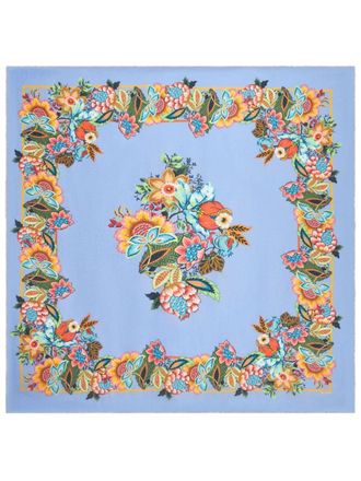 Etro Sciarpa con effetto jacquard - Blu