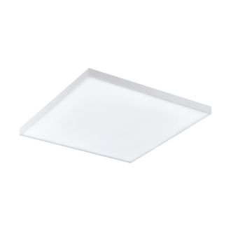 Loops 300mm Modern Sleek Ceiling Light White Slim Square Low Profile 11W LED 4000K