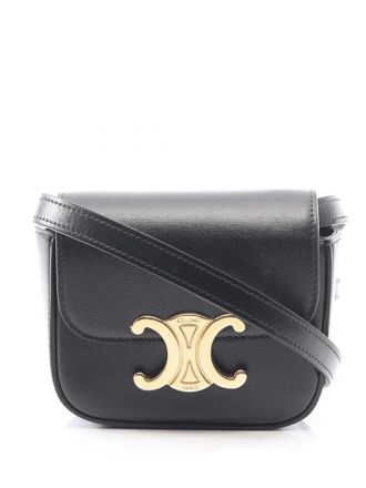 Celine 2010-2025 Mini Calfskin Claude crossbody bag - Black