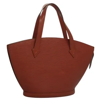 Louis Vuitton Saint Jacques Epi Leather Brown Leather Handbag (Pre-Owned)