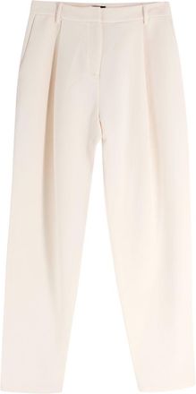 Magda Butrym Cream Wool Trousers Size XS