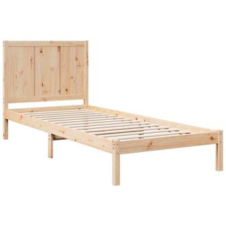 vidaXL Vidaxl - Giroletto Extra Lungo senza Materasso 100x210 cm Legno Massello