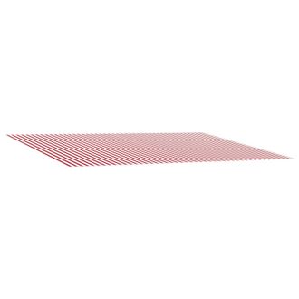 vidaXL Tela De Repuesto Para Toldos Rojo Y Blanco 350 X 250 Cm Vidaxl