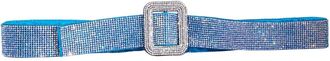 Benedetta Bruzziches Venus Riem - Onderwater Hemel - Dames - Riemen - Blauw - ONE Size - Satijn - Accessoires
