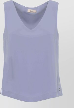 Herno sleeveless v-neck blouse