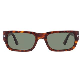 Persol Adrien Green Rectangular Unisex Sunglasses PO3347S 24/31 55