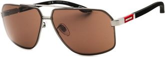 Chopard SCHG890509 Aviator Full Rim Sunglasses - Brown