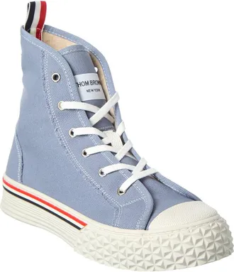 Thom Browne Thom Brown High-Top Canvas Sneakers