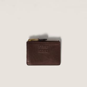 Miu Miu Nappa leather card holder