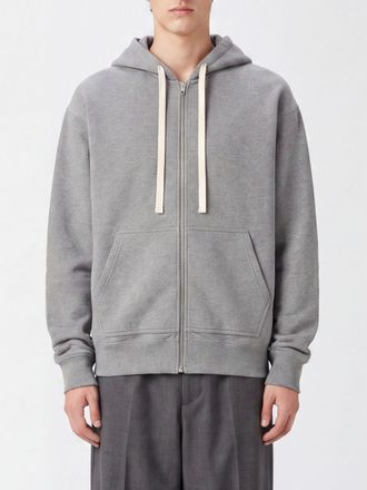 Jil Sander Cotton Zip-Up Hoodie with Side Pockets