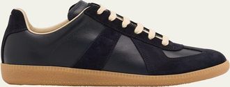 Maison Margiela Replica Suede & Leather Sneakers