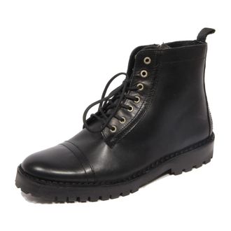 Selected Lace-up Boots, male, Black, Size: 7 US Slhricky Leather Toe-cap Boot