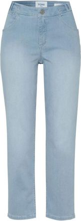 Toni Dames, Jeans, Blauw, Maat: M Katoen