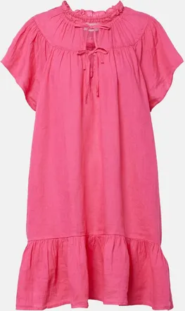 Velvet Livvy tiered linen minidress