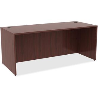 Lorell Essentials Series Rectangular Desk Shell - 72 x 3029.5 Desk, 0.1 Edge - Material: Laminate - Finish: Mahogany