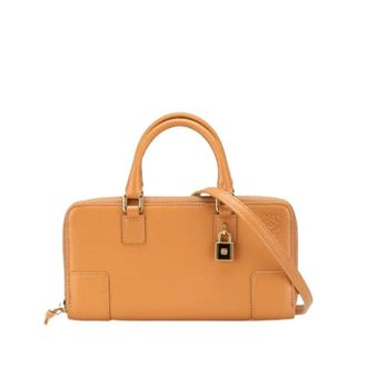 Loewe Pre-owned Mini Bags, unisex, Orange, Size: ONE SIZE Pre-owned Nappa Calf Amazona Pouch 2way Bag