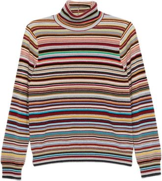 Paul Smith Jersey de cuello alto Signature Stripe - Knitwear - Mujer - Multicolor - M