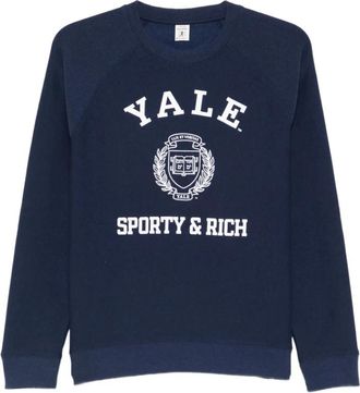 Sporty & Rich Sweatshirt - Dames - Sweatshirts - Blauw - L - Hoodies & sweatvesten