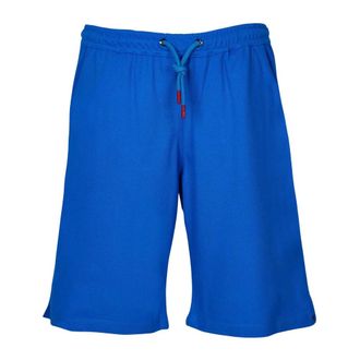 Kiton Heren, Korte broeken, Blauw, Maat: 2XL Katoen