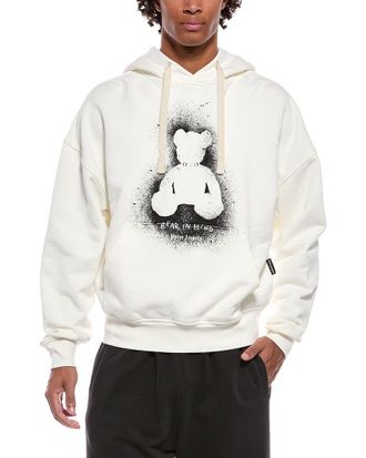 Palm Angels Spray Bear Loose Hoodie