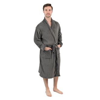Leveret Mens Fleece Robe