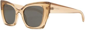 Saint Laurent SL552006 Cat-Eye Sunglasses - Beige