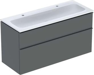 Keramag Geberit Icon Set Mueble Lavabo Con Mueble Bajo Lavabo, 2 Cajones