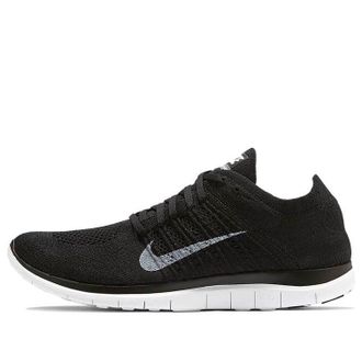 Nike Free 4.0 Flyknit Black White Grey 631053-001