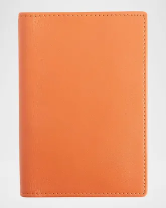 Royce Leather Personalized Leather RFID-Blocking Passport Wallet with Vaccine Card Pocket