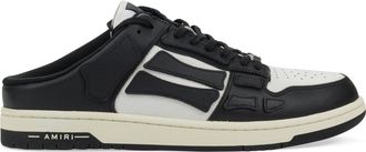 Amiri Black/White Skel Top Low Slip On