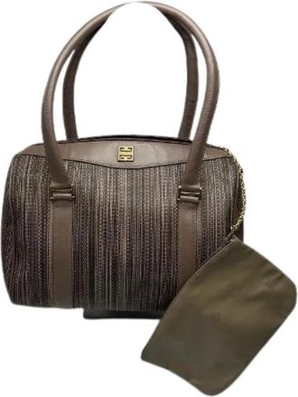 Givenchy Pre-owned Handbag - Dames - Vintage Handtas - Bruin - ONE Size - Leer - Vintage