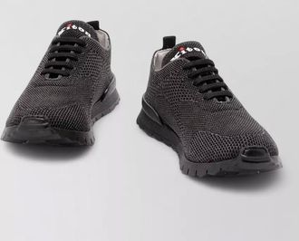 Kiton knitted low-top sneakers