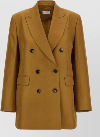 Alberto Biani linen viscose blazer jacket back vent