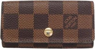 Louis Vuitton Pre-owned Canvas key-holders - unisex - Vintage Accessoires - Bruin - ONE Size - Vintage