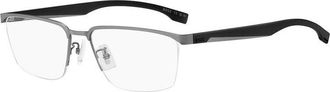 HUGO BOSS BOSS 1543/F 0R81 00 Matte Ruthenium/Black 57mm