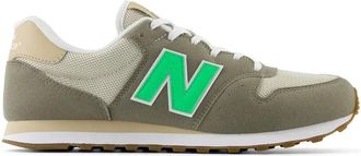 New Balance Mens 500 Trainers Shoes Dockside GM500TPG - Khaki Nylon - Size UK 11.5