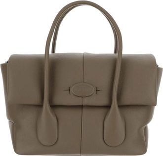Tod's DI BAG Reverse Leather Small - Dames - Handtassen - Beige - ONE Size - Leer - Tassen