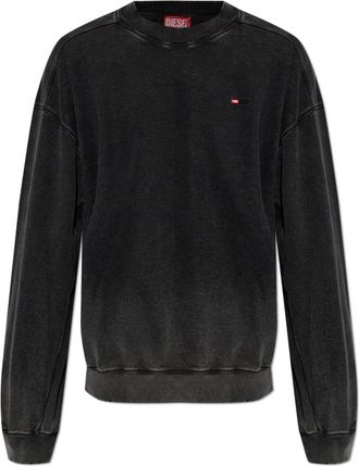 Diesel S-Crox Sweatshirt - Heren - Sweatshirts - Zwart - S - Katoen - Hoodies & sweatvesten
