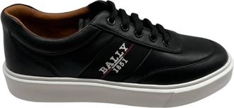 Bally Cordy Leather Low-Top Sneakers