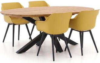 Hartman Hartman Sophie Studio/Stephanie 200cm dining tuinset 5-delig