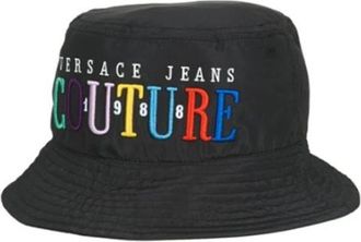 Versace Jeans Couture Zwarte Hoeden & Beanies 72Yazk 09Zs 293M09 - unisex - Hoeden - Zwart - L - Accessoires
