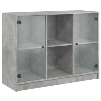 Berkfield Home Sideboard Concrete Grey 102x37x75.5 cm Engineered Wood