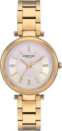 Kenneth Cole Womens KC50961002 Ladies Classic Watch - Gold - One Size