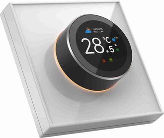 OEM Termostato Inteligente Tuya Para El Hogar, Pantalla De 1,32 Pulgadas, Controlador De Temperatura Wifi Con 7 Luces Ambientales, Calefacci&oacute;n Por Suelo R