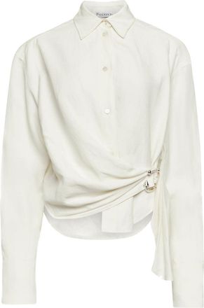 J.W.Anderson Camicia drappeggiata - Bianco